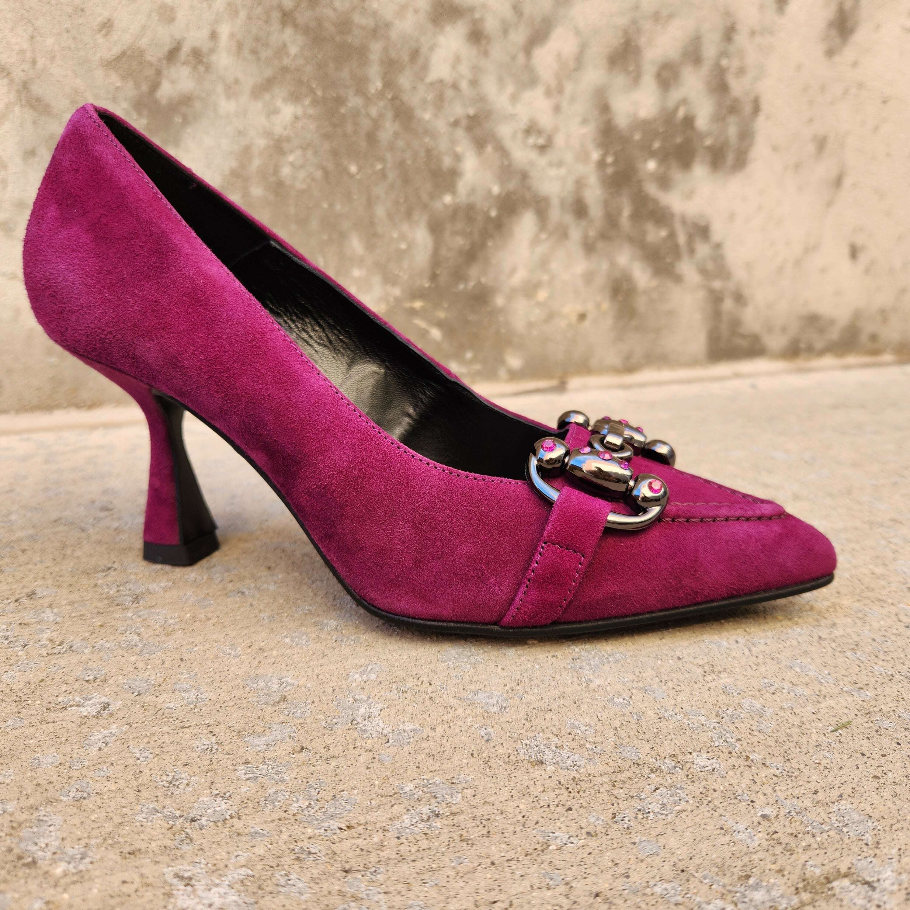 Pedro Anton 4804 Fuchsia Suede Pump Fuschia Suede 37