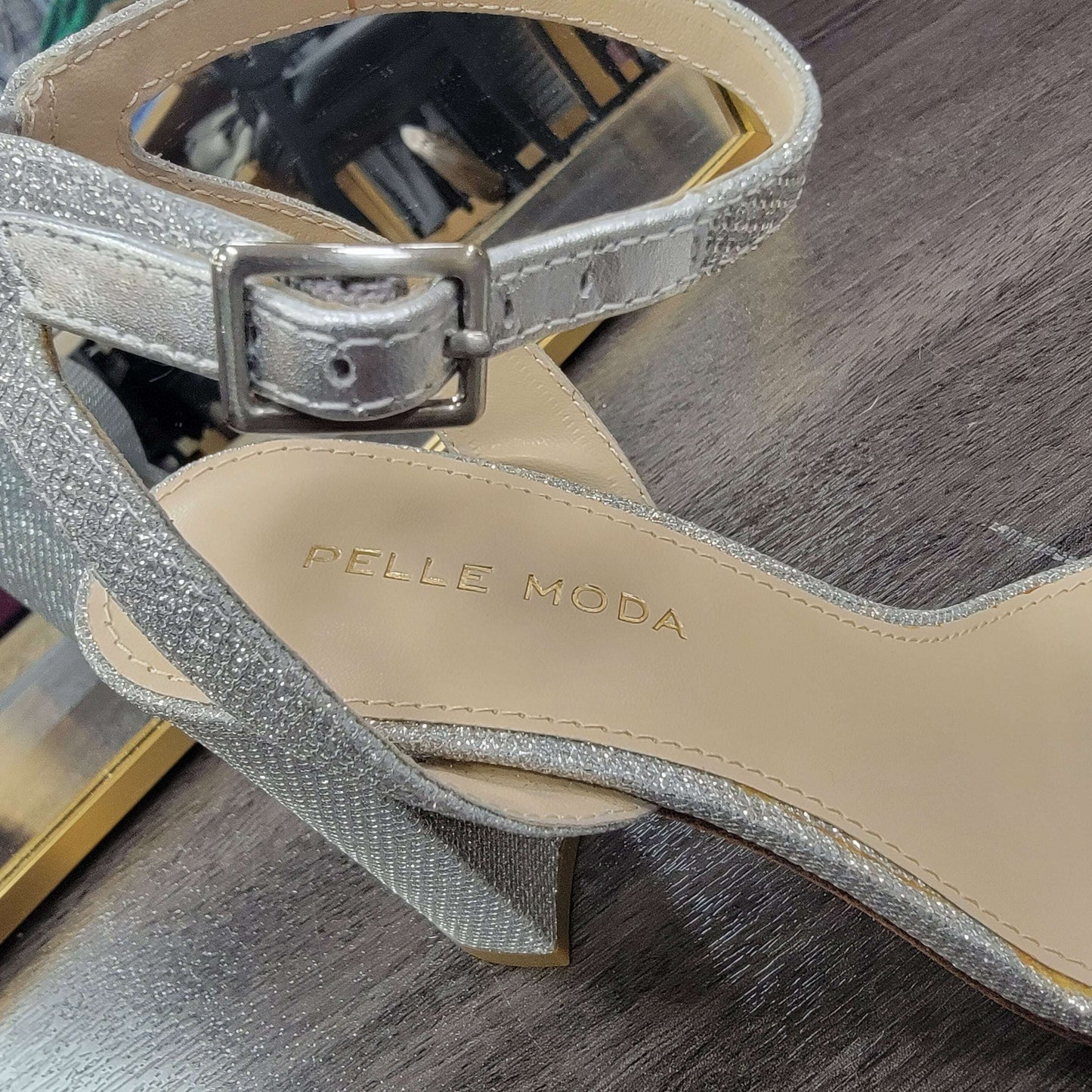 PELLE MODA - BRYNN - Silver Metallic, Clearance, Pelle Moda, Plum Bottom