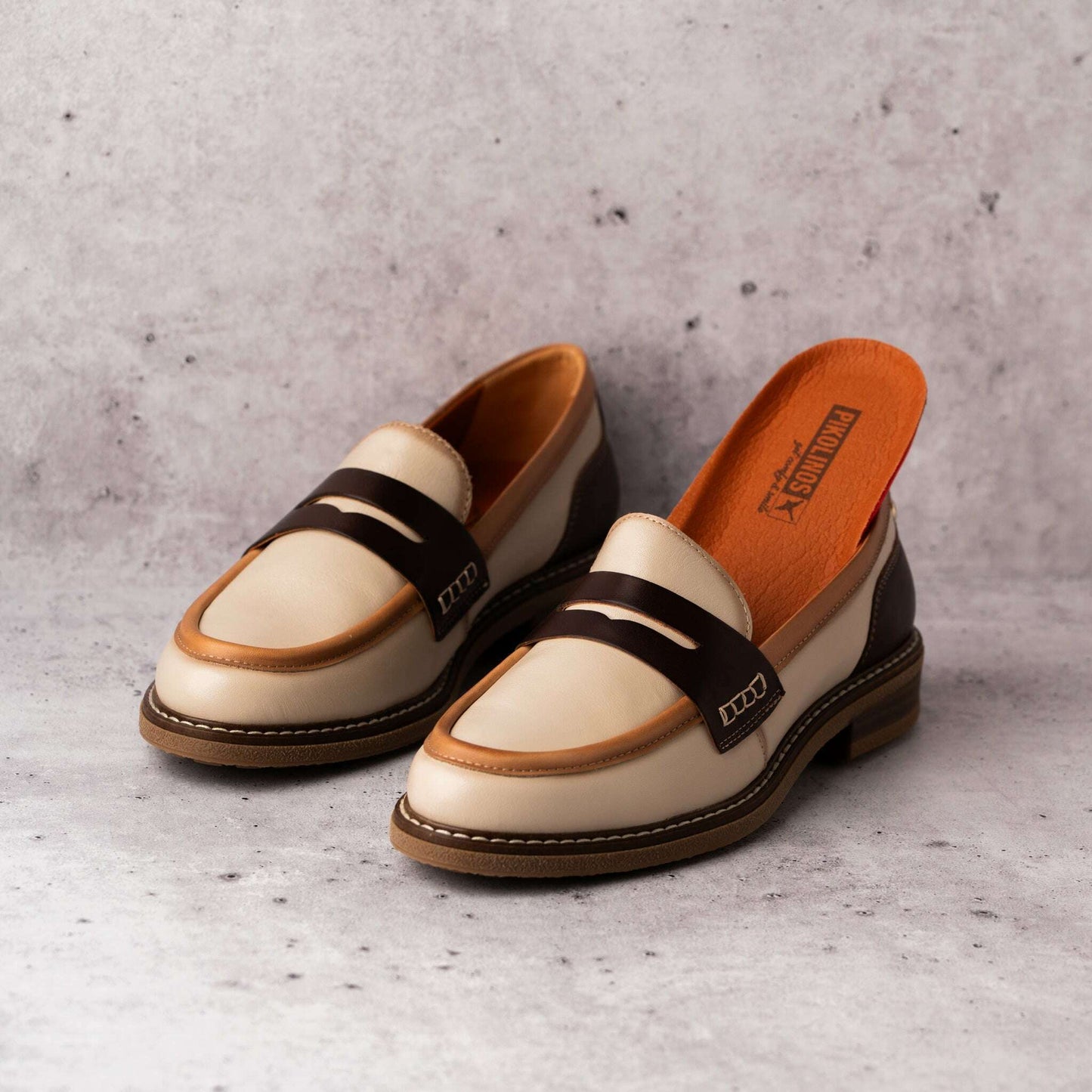 Pikolinos - W8J-3541C2 Aldaya - Marfil, Loafers, Pikolinos, Plum Bottom