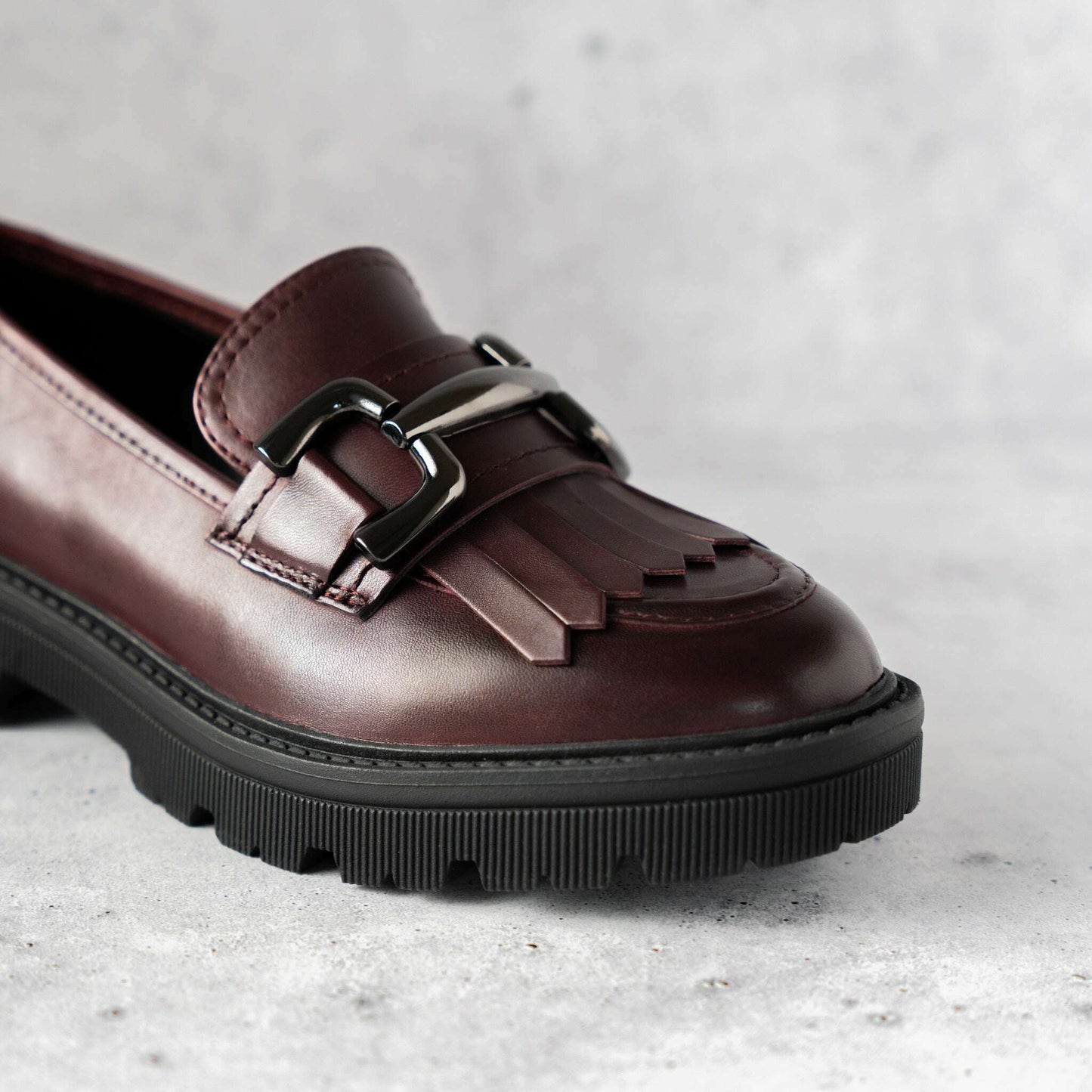 Regarde le Ciel - 06 Byron, Loafers, Regarde le Ciel, Plum Bottom