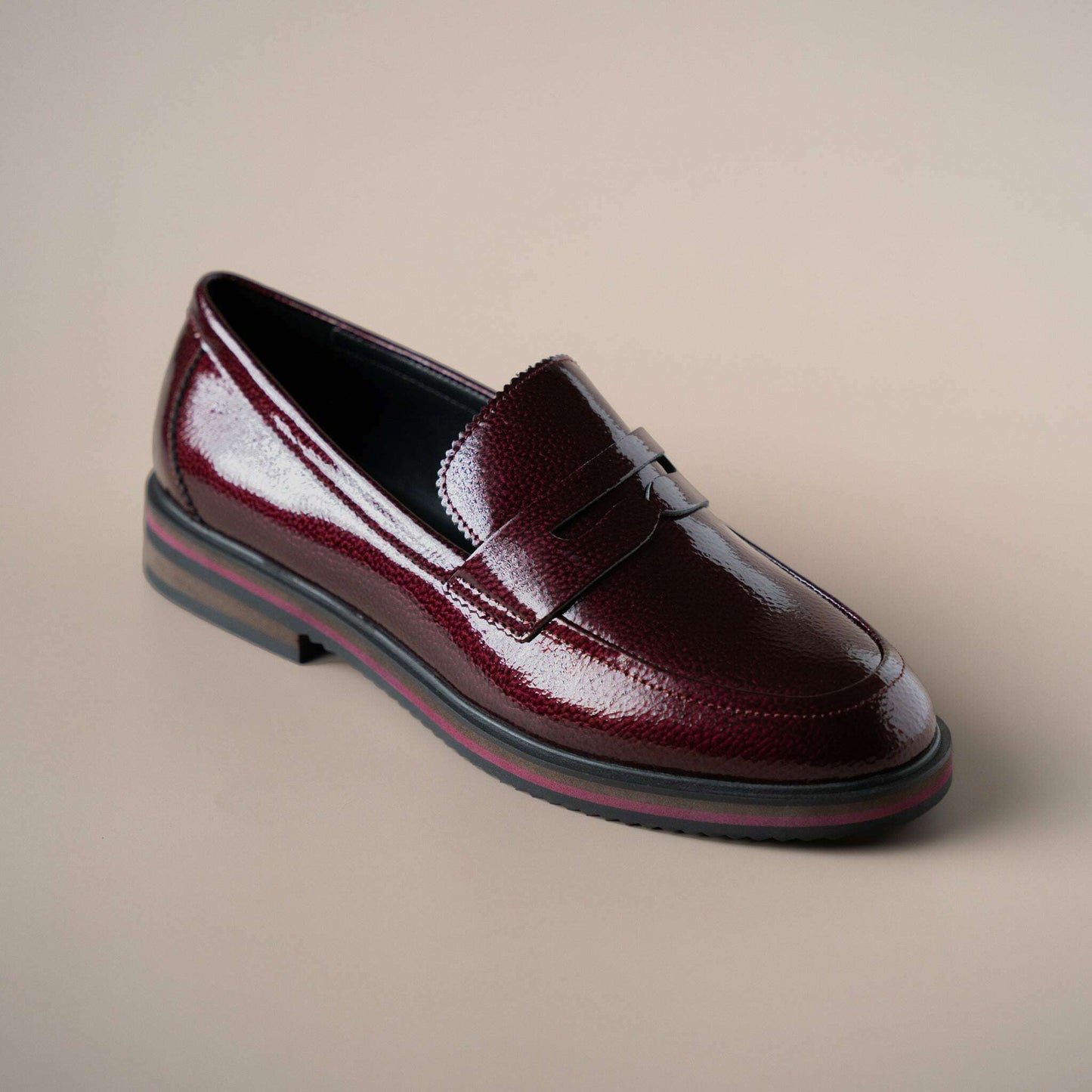 Regarde le Ciel - Berta 01, Loafers, Regarde le Ciel, Plum Bottom