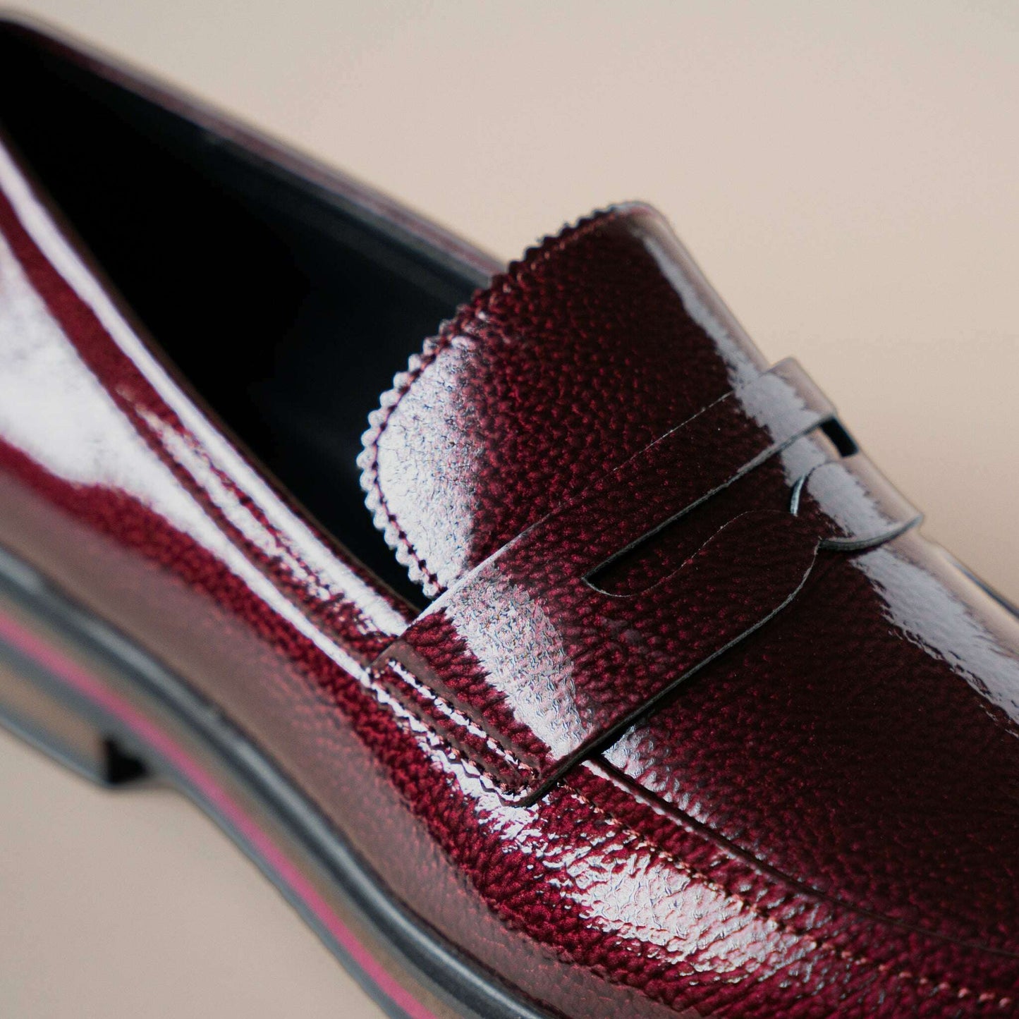Regarde le Ciel - Berta 01, Loafers, Regarde le Ciel, Plum Bottom