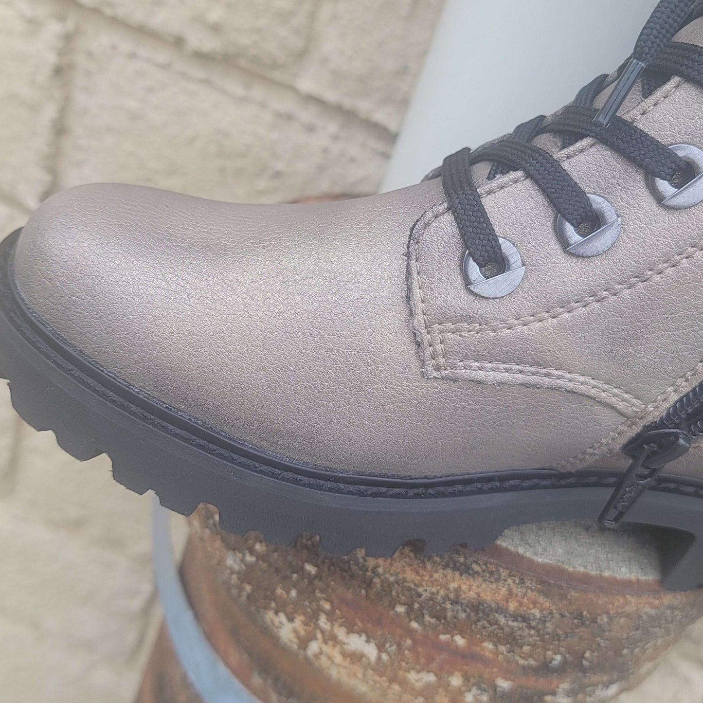 REMONTE - D8671-91 - Dirty Silver, Boots, Remonte, Plum Bottom