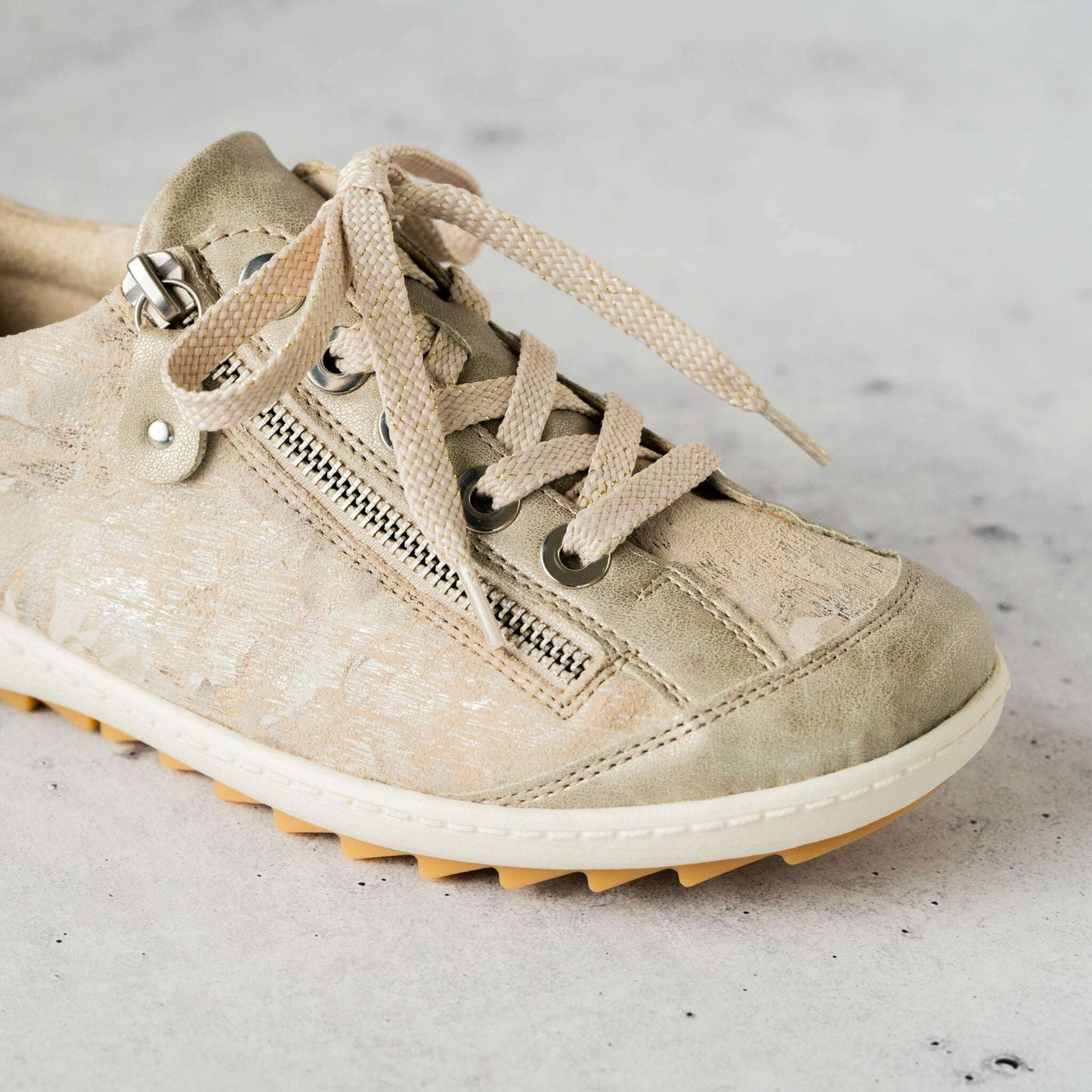 REMONTE - R1402-62 in Pearl Beige, Sneakers, Remonte, Plum Bottom
