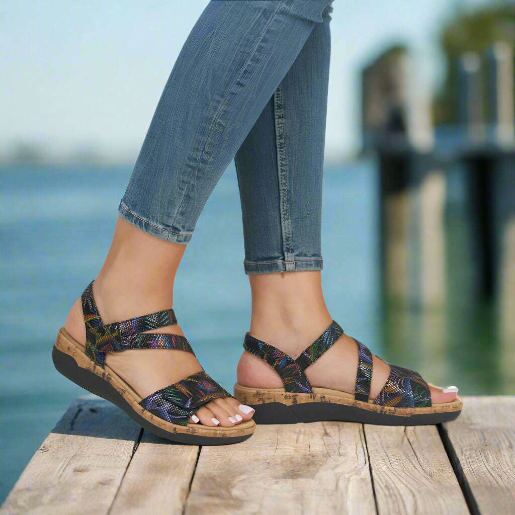 REMONTE - R6860, Sandals, Remonte, Plum Bottom