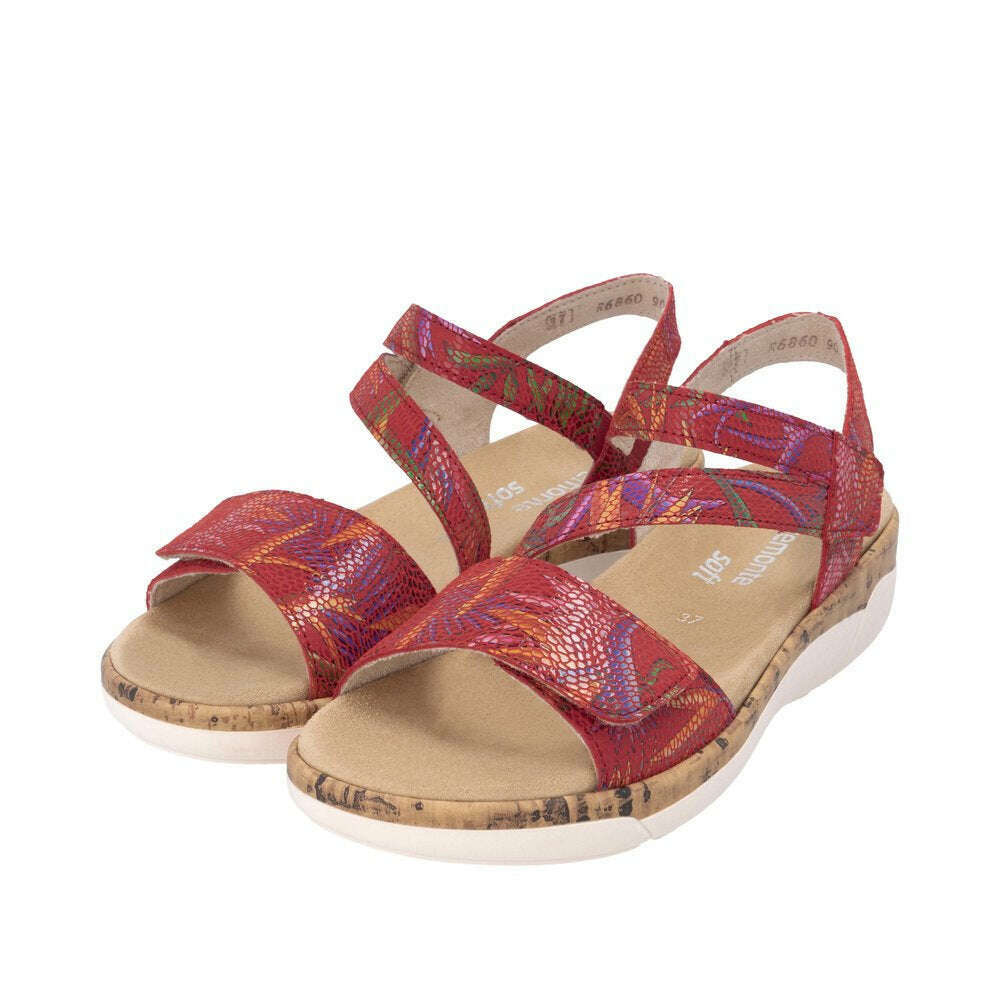REMONTE - R6860, Sandals, Remonte, Plum Bottom
