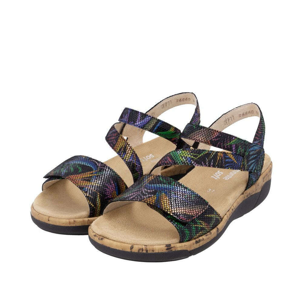 REMONTE - R6860, Sandals, Remonte, Plum Bottom
