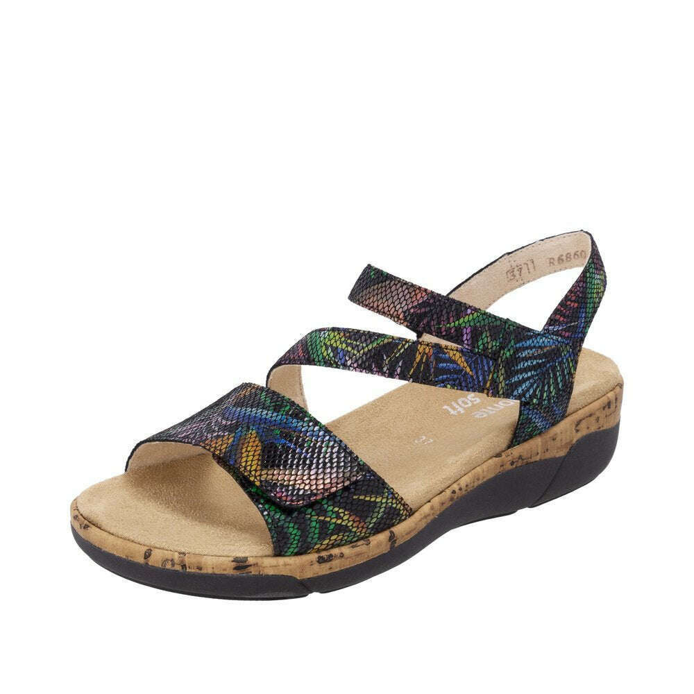 REMONTE - R6860, Sandals, Remonte, Plum Bottom