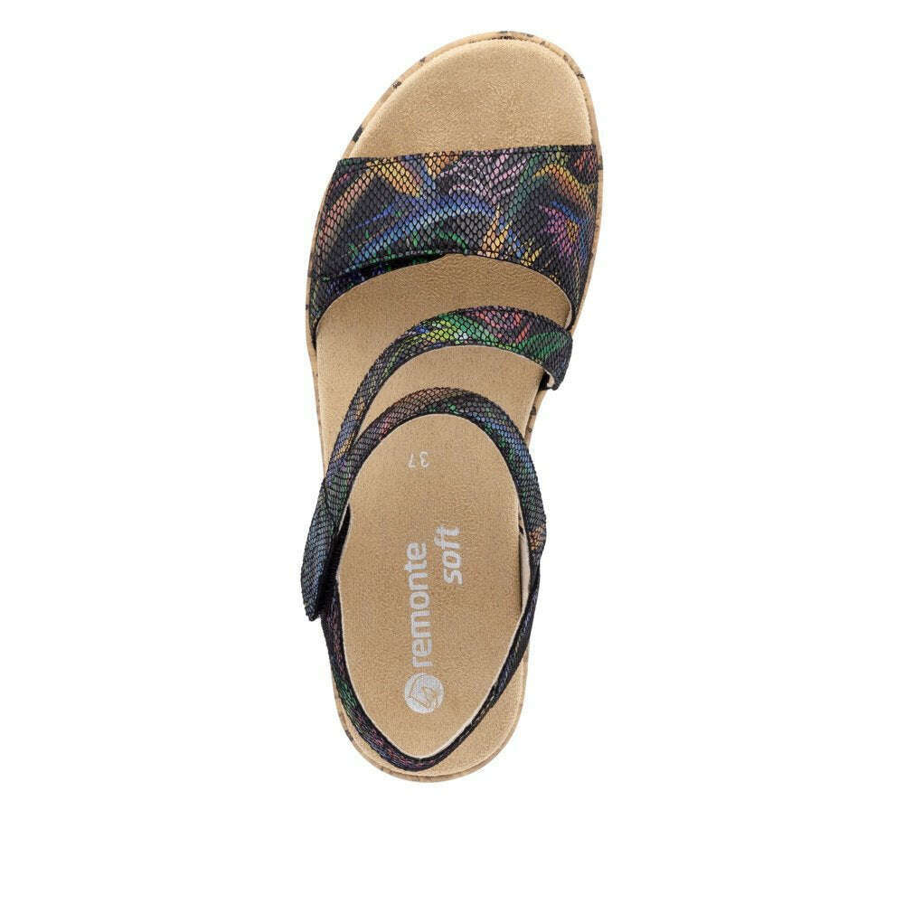 REMONTE - R6860, Sandals, Remonte, Plum Bottom