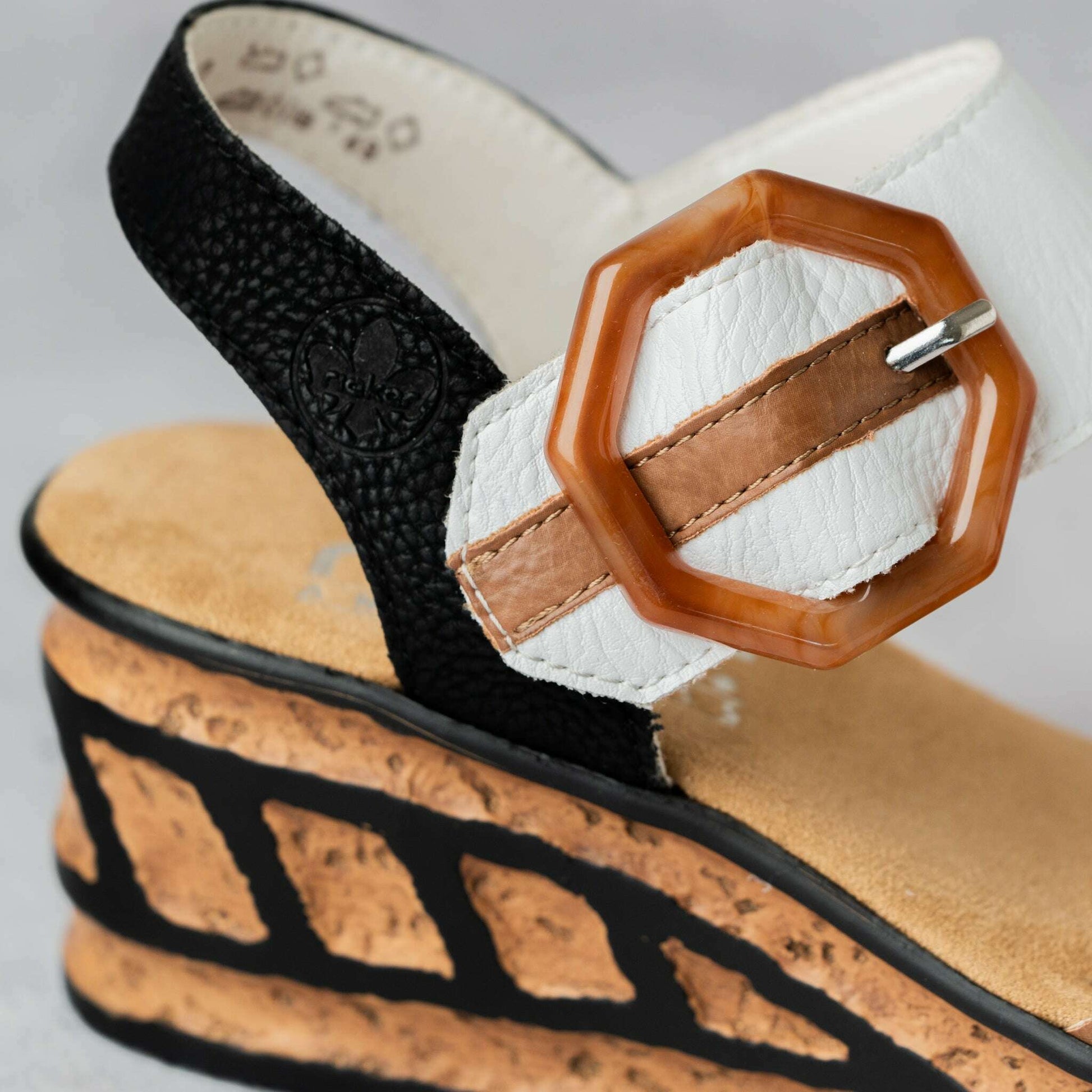 Rieker - 68176, Sandals, Rieker, Plum Bottom