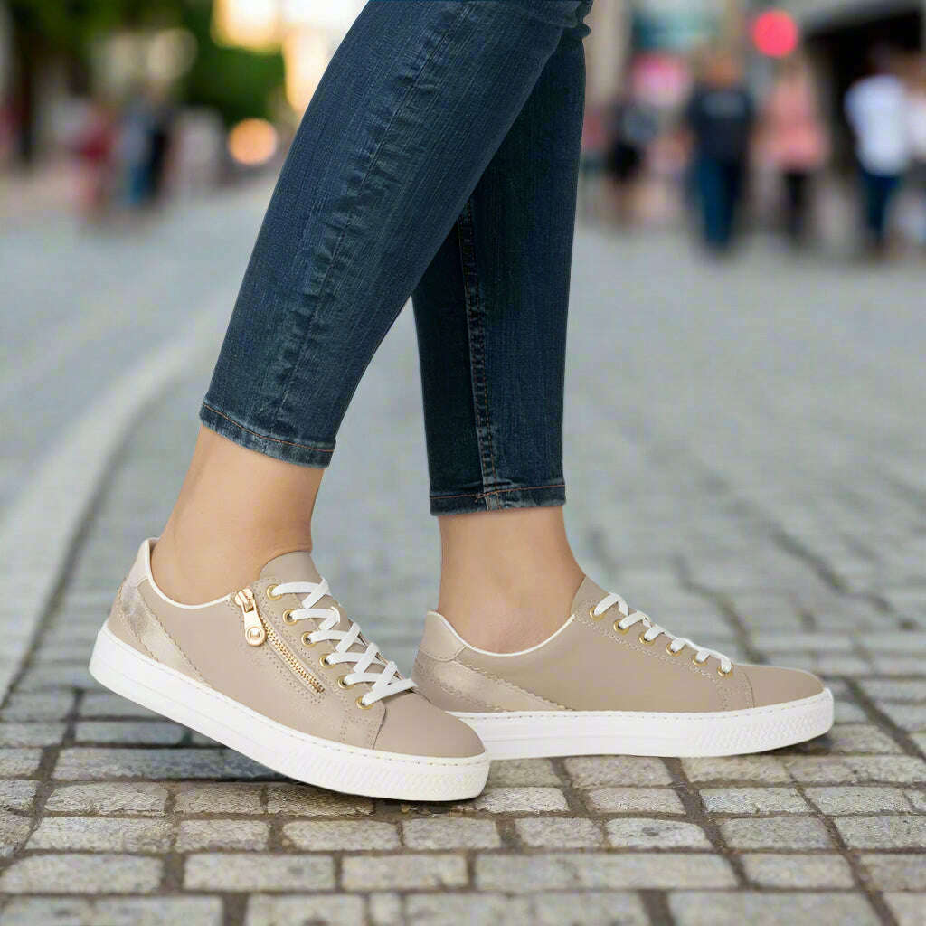 RIEKER - L5900, Sneakers, Rieker, Plum Bottom