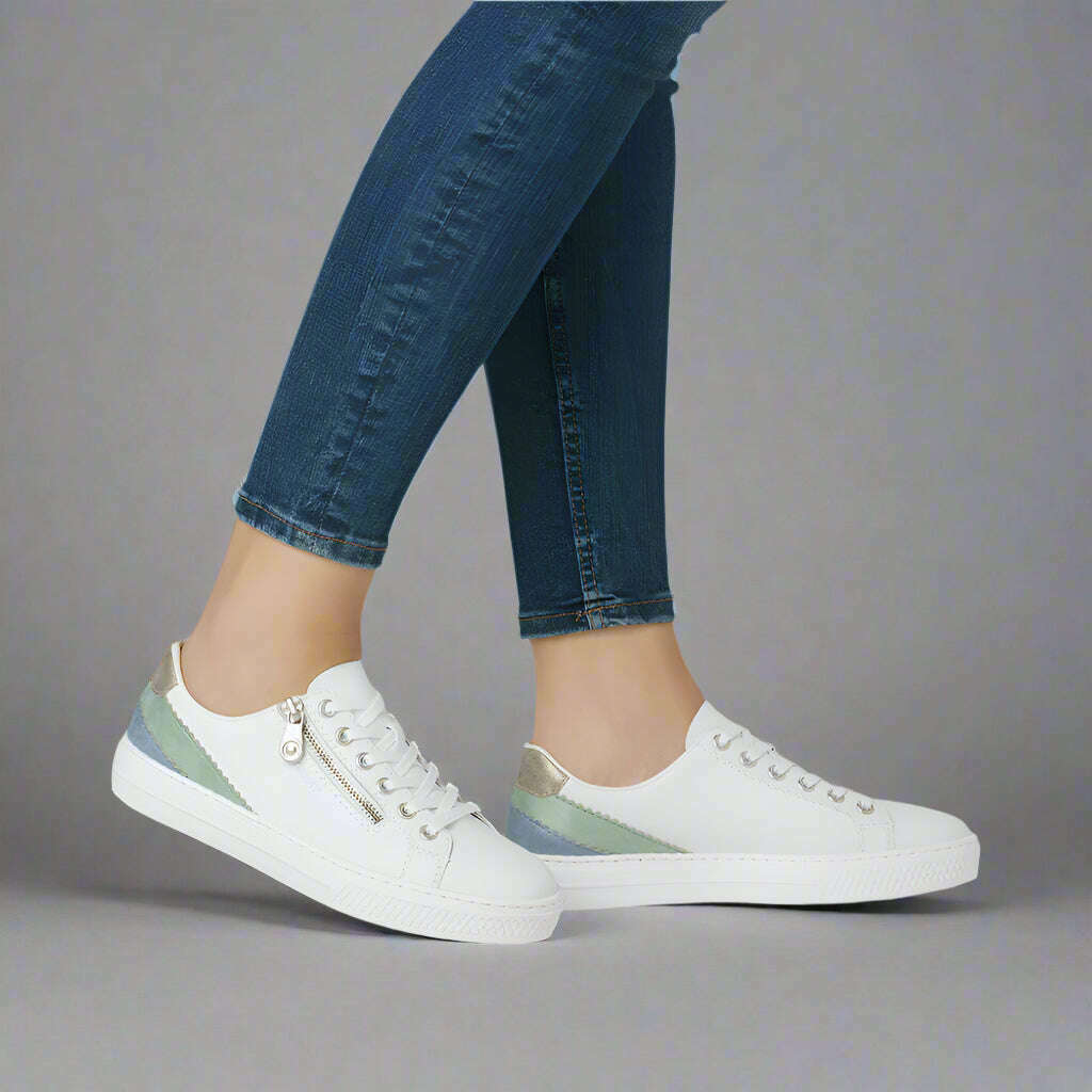 RIEKER - L5900, Sneakers, Rieker, Plum Bottom