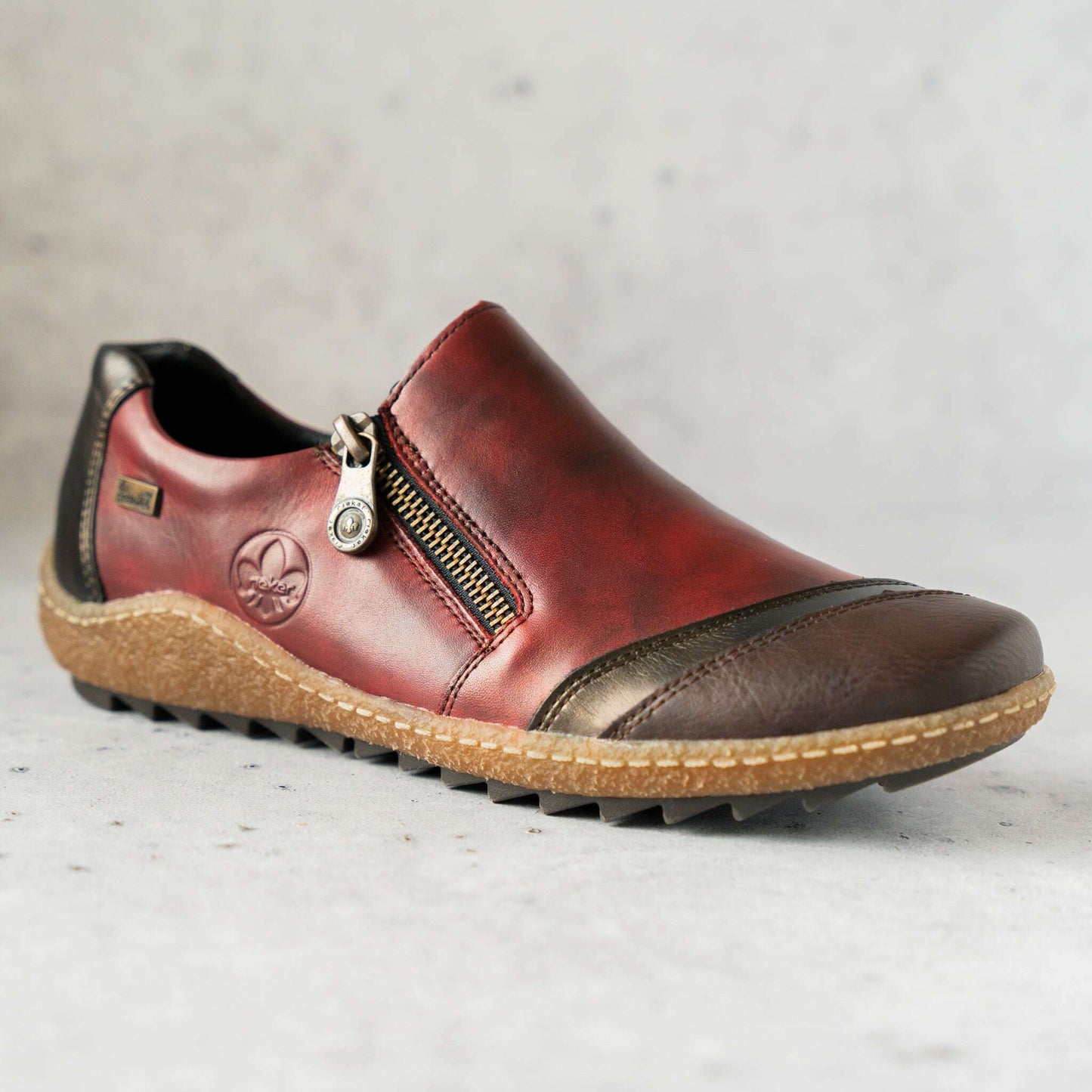 Rieker - L7571, SHOES, Rieker, Plum Bottom