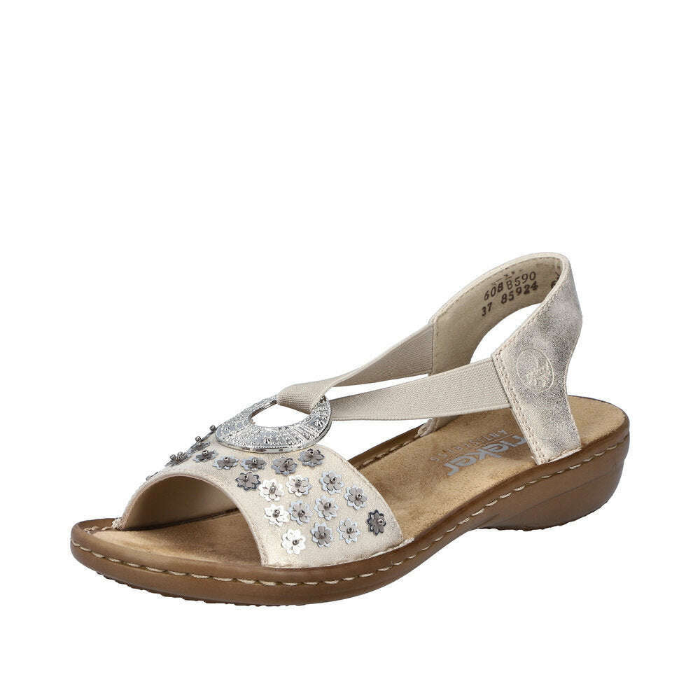RIEKER 608B5, sandals, Rieker, Plum Bottom
