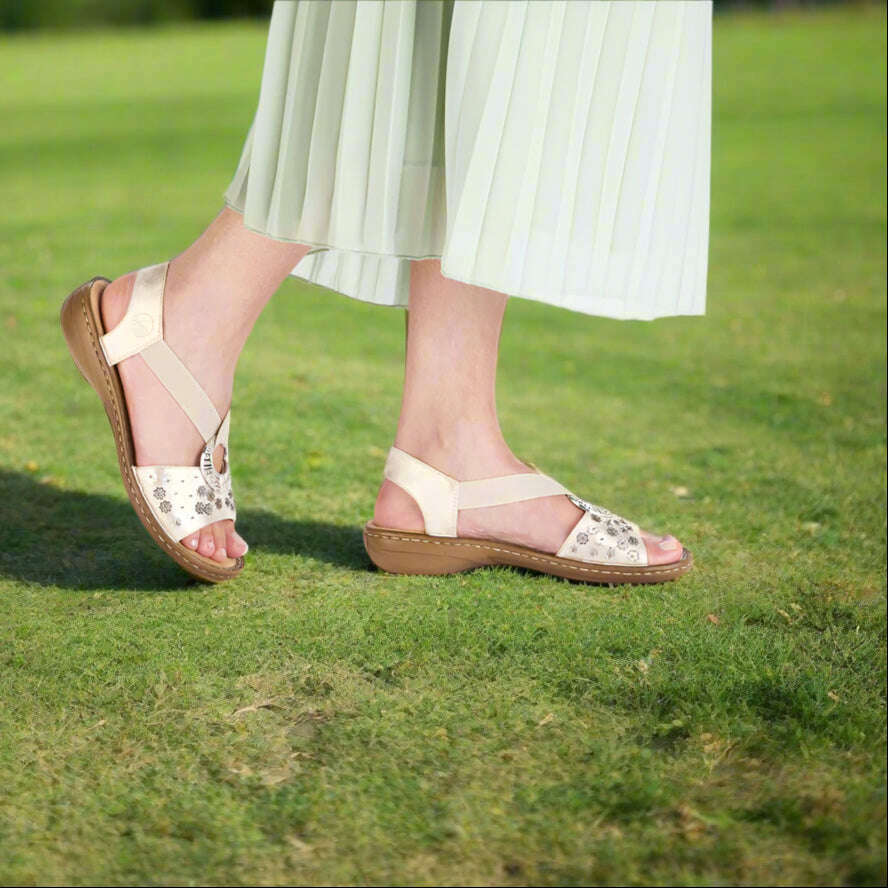 RIEKER 608B5, sandals, Rieker, Plum Bottom