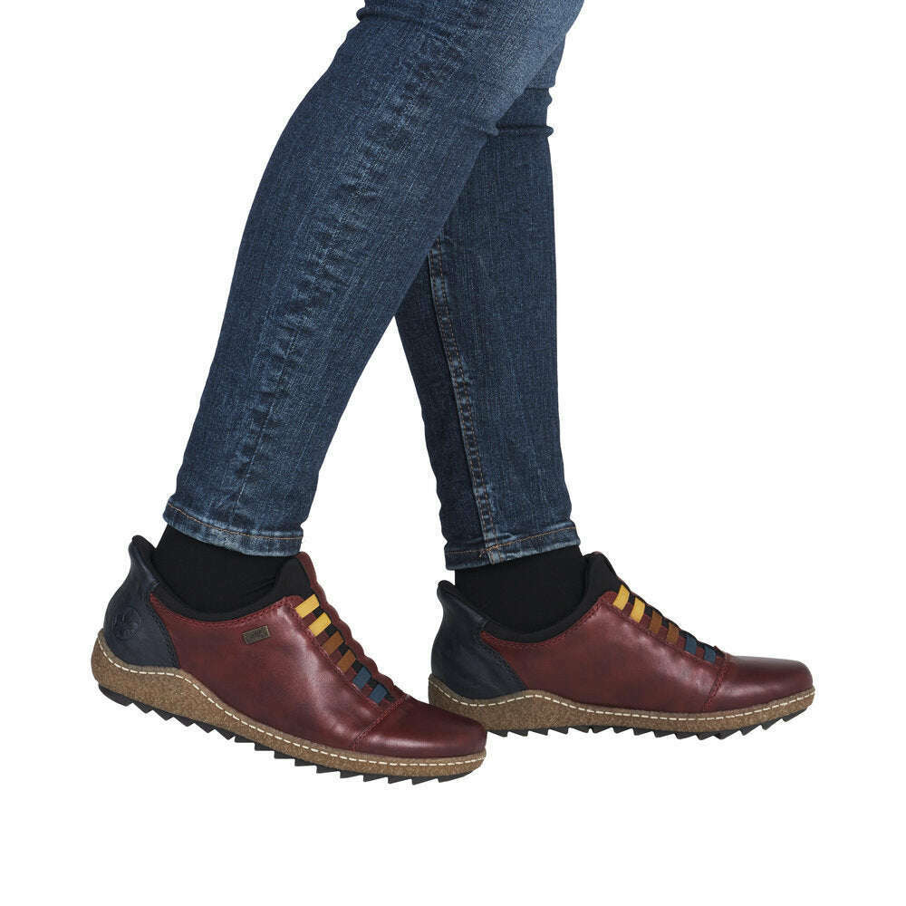Rieker L7562 Slip-on Boot, Boots, Rieker, Plum Bottom