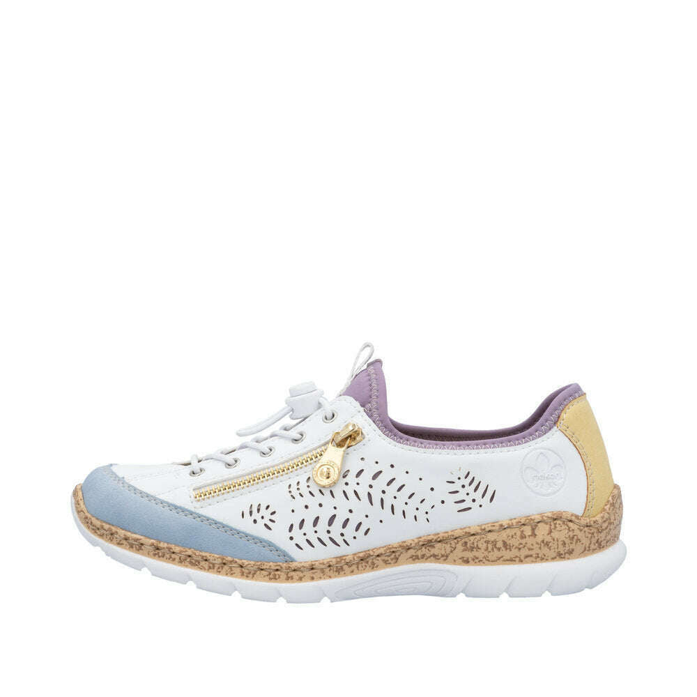 RIEKER N42K6-40, Sneakers, Rieker, Plum Bottom