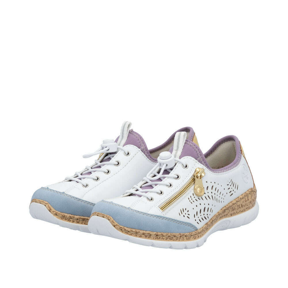 RIEKER N42K6-40, Sneakers, Rieker, Plum Bottom