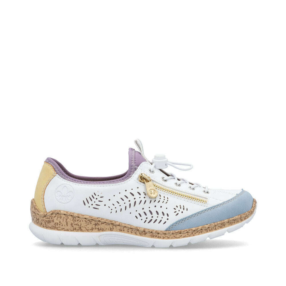 RIEKER N42K6-40, Sneakers, Rieker, Plum Bottom