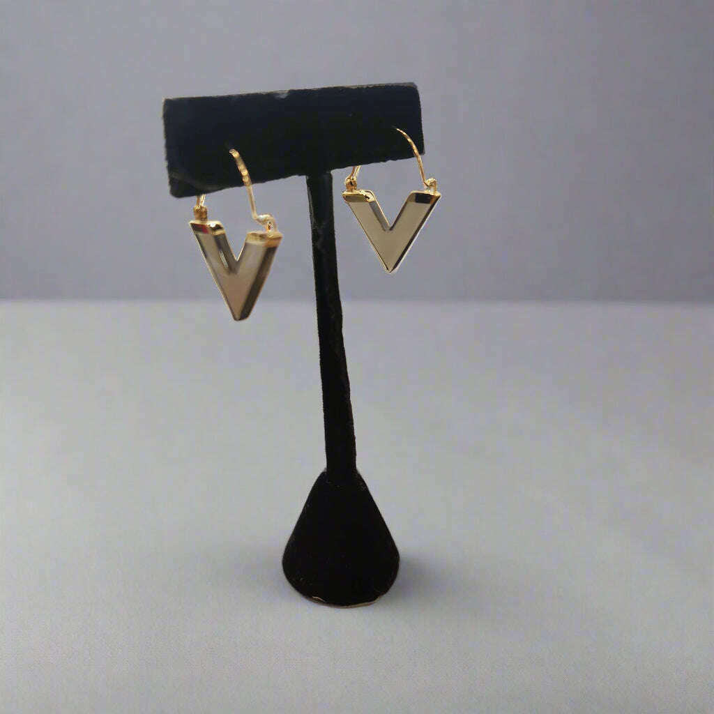 LUCAS JACK - Triangle Resin EARRING - Smoke, ACCESSORIES, Lucas Jack, Plum Bottom