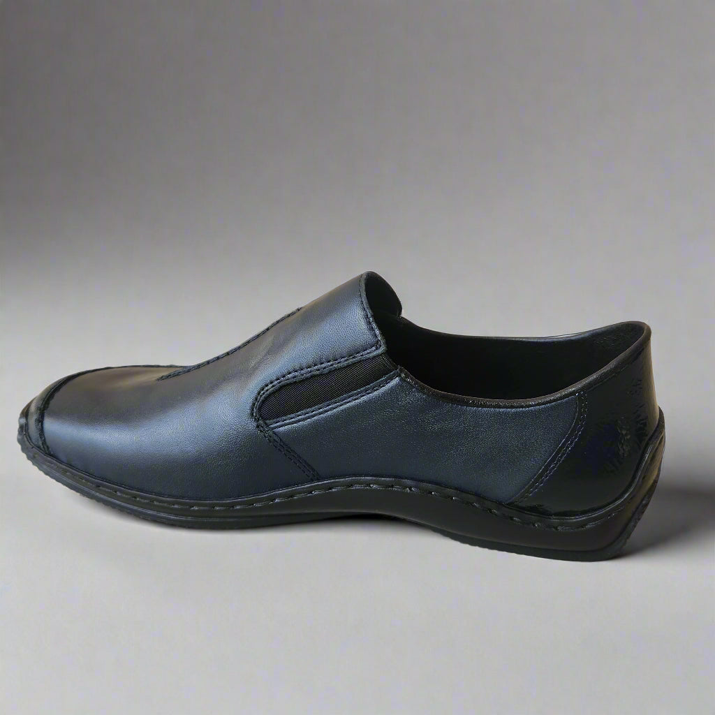 RIEKER L1777 in navy leather