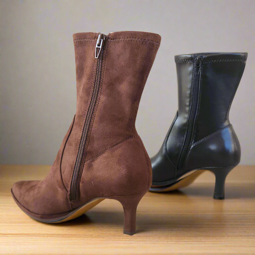 DOLCE VITA Amara in black leather or brown suede