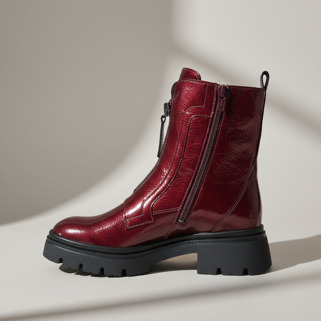 GABOR - 71.854.95 - Bordeaux Crinkle Patent