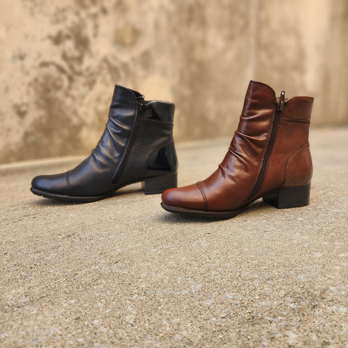 RIEKER 78659 Low Heel Boot