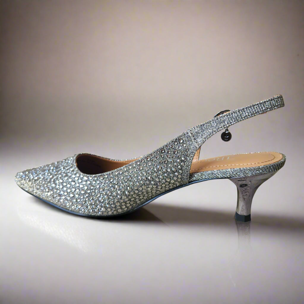 J. RENEE - FERRYANNE - Pewter Glitter/Rhinestones