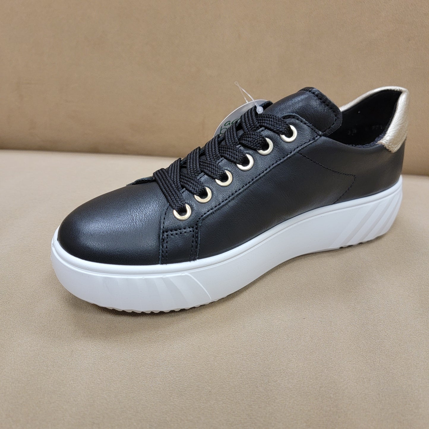 ARA - 46523-81 MIKKY - Black Leather & Platinum