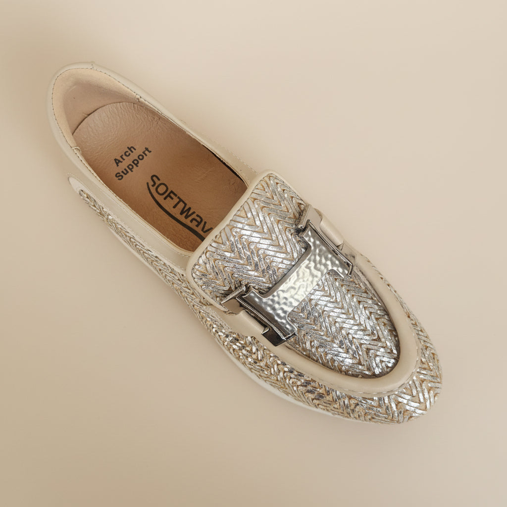 Softwaves Metallic Loafer