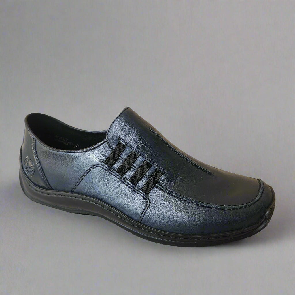 RIEKER L1777 in navy leather