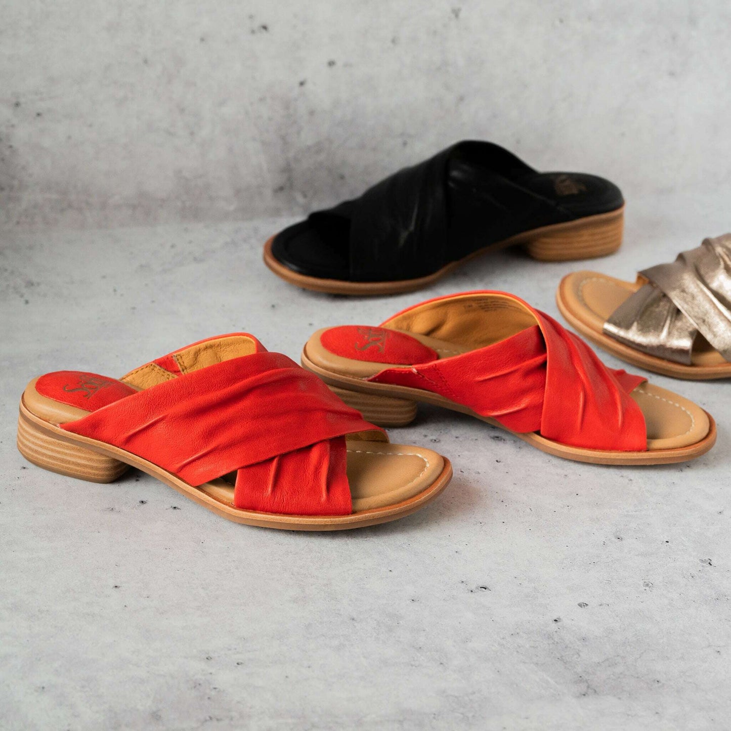 Söfft - Fallon, Sandals, Sofft, Plum Bottom