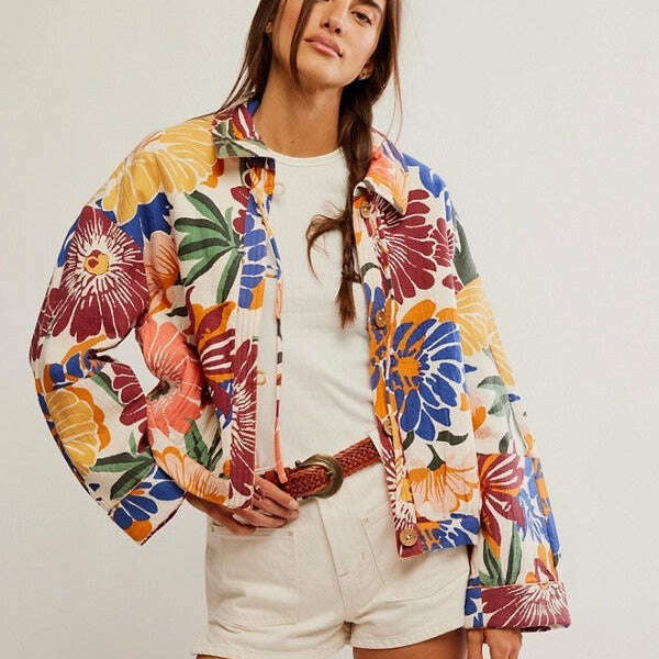 【Free People】ソレイユビーチジャケット Free People - SOLEIL BEACH JACKET - Tropical Combo – Plum Bottom