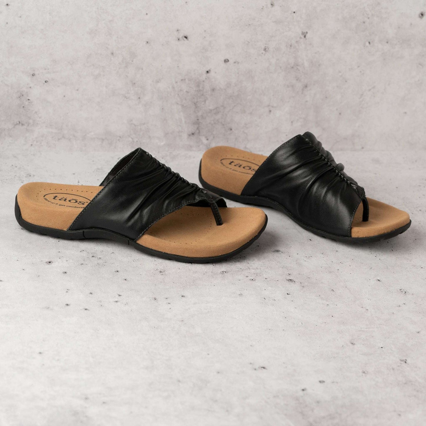 Taos - Gift 2 - Champagne & Black, Sandals, TAOS, Plum Bottom