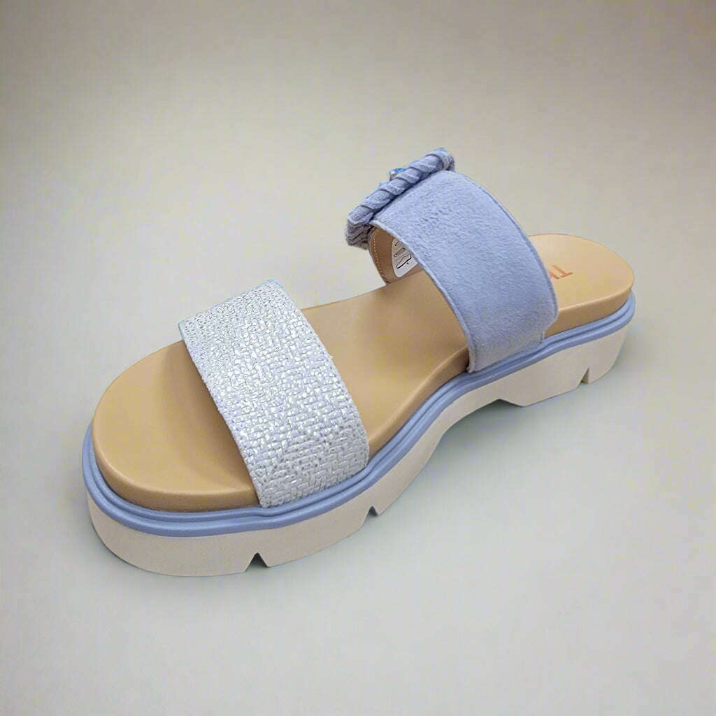 THE FLEXX - Atena - Silver/Cloud, Sandals, THE FLEXX, Plum Bottom