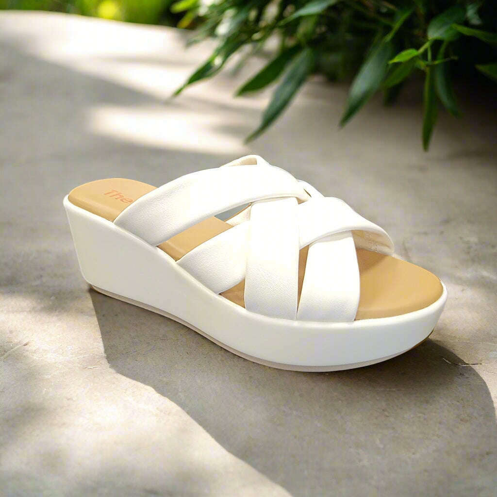 THE FLEXX - BRODY - White, Sandals, THE FLEXX, Plum Bottom