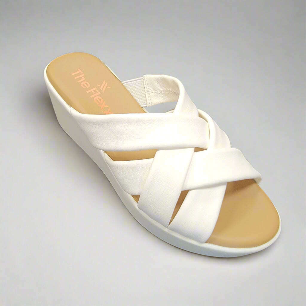 THE FLEXX - BRODY - White, Sandals, THE FLEXX, Plum Bottom