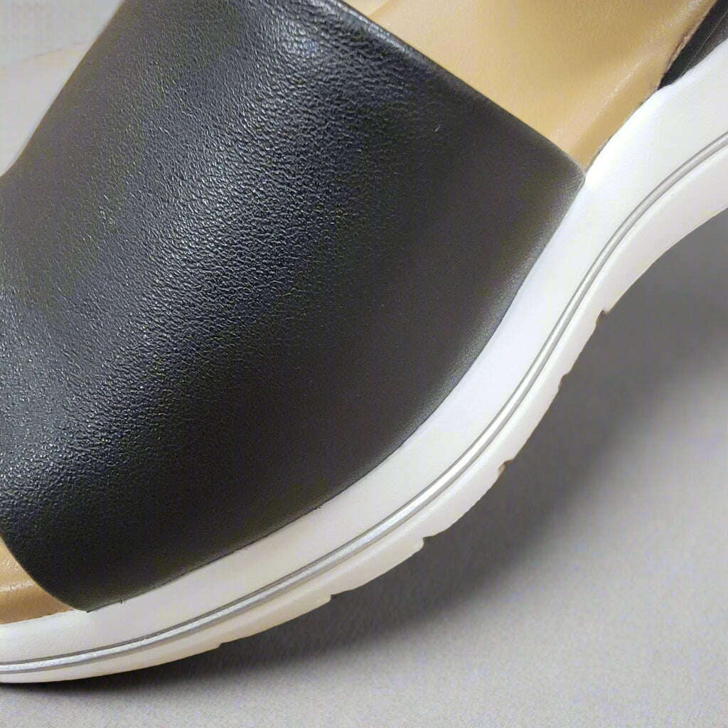 THE FLEXX - Tuana in black, Sandals, THE FLEXX, Plum Bottom