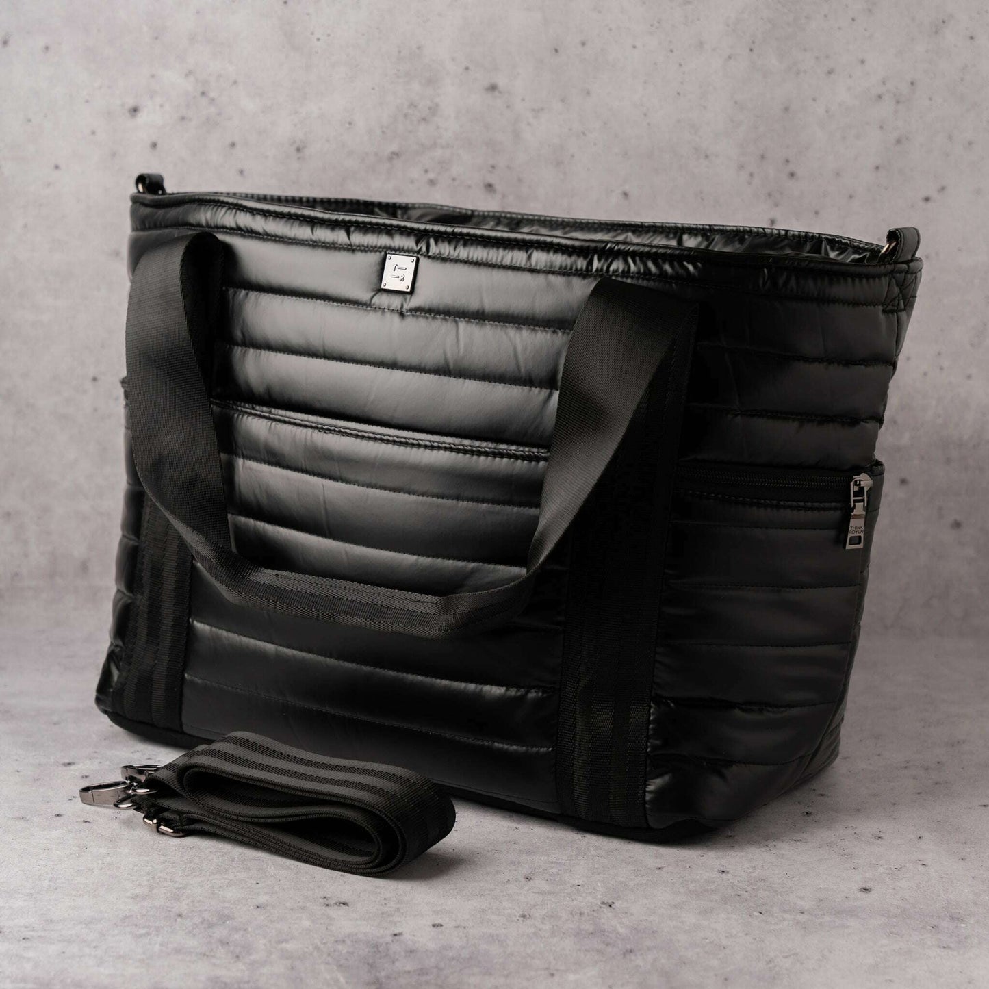 Think Royln - Jetset Wingman - Black Pearl, Handbags, THINK ROYLN, Plum Bottom