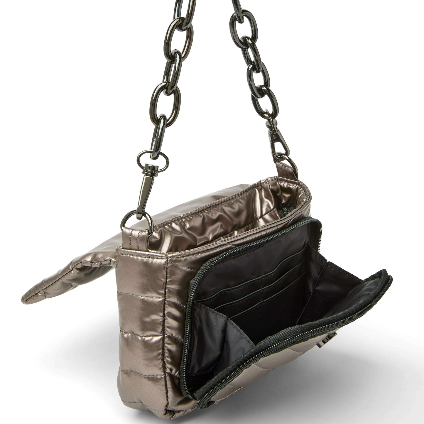 THINK ROYLN - Mini Muse in Pearl Latte and Pearl Black, Handbags, THINK ROYLN, Plum Bottom