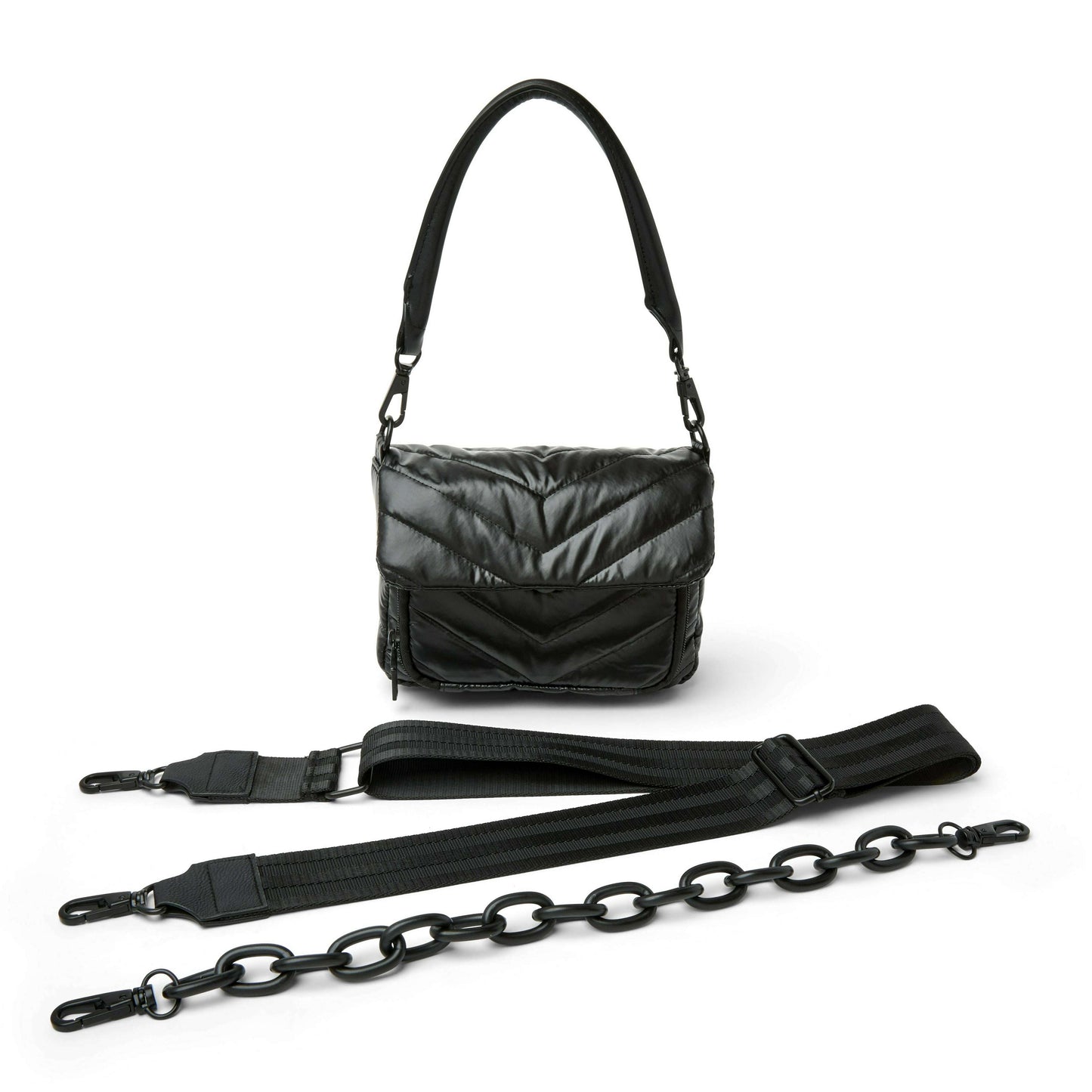 THINK ROYLN - Mini Muse in Pearl Latte and Pearl Black, Handbags, THINK ROYLN, Plum Bottom