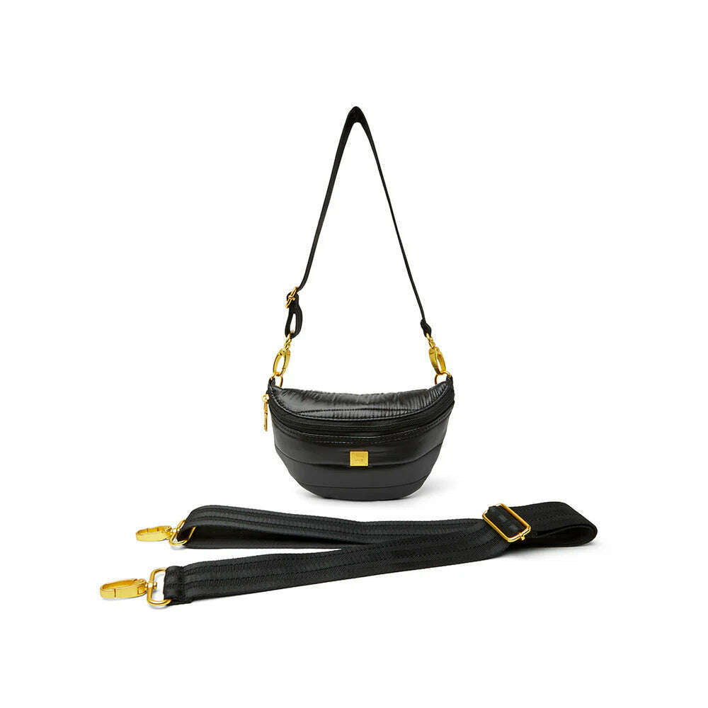THINK ROYLN - Shining Star in Shiny Black or Bronze Patent, Handbags, THINK ROYLN, Plum Bottom