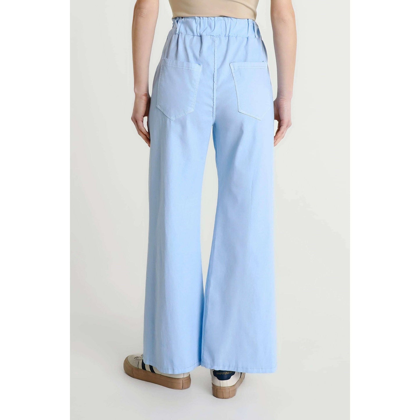 TINA STEPHENS ITALY Hera Flared Leg Pull-on Pant Jeans, CLOTHING, TINA Stephens Italy/Tees By Tina, Plum Bottom