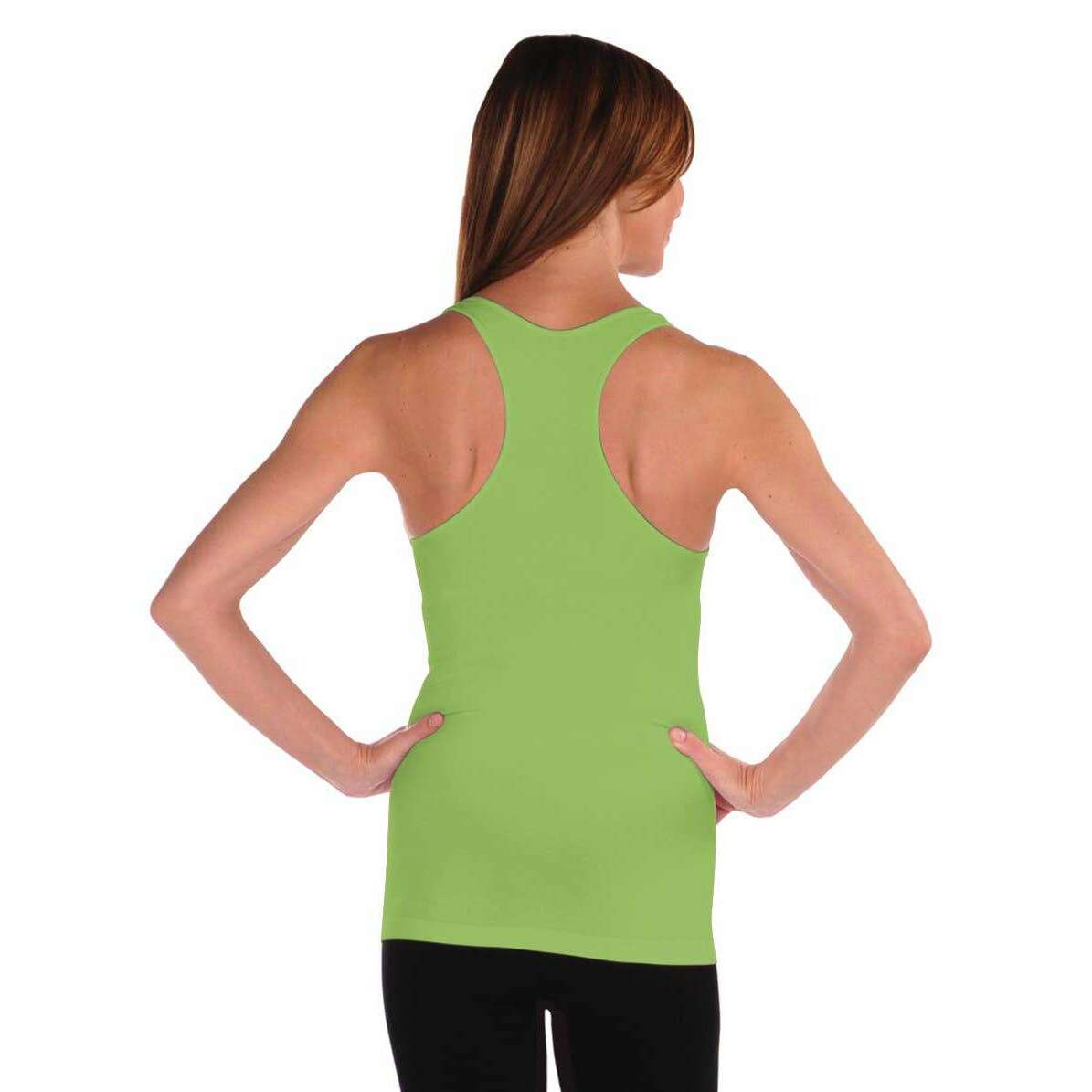TINA STEPHENS ITALY Sorbtek Racer Back Tank Kiwi, CLOTHING, TINA Stephens Italy/Tees By Tina, Plum Bottom