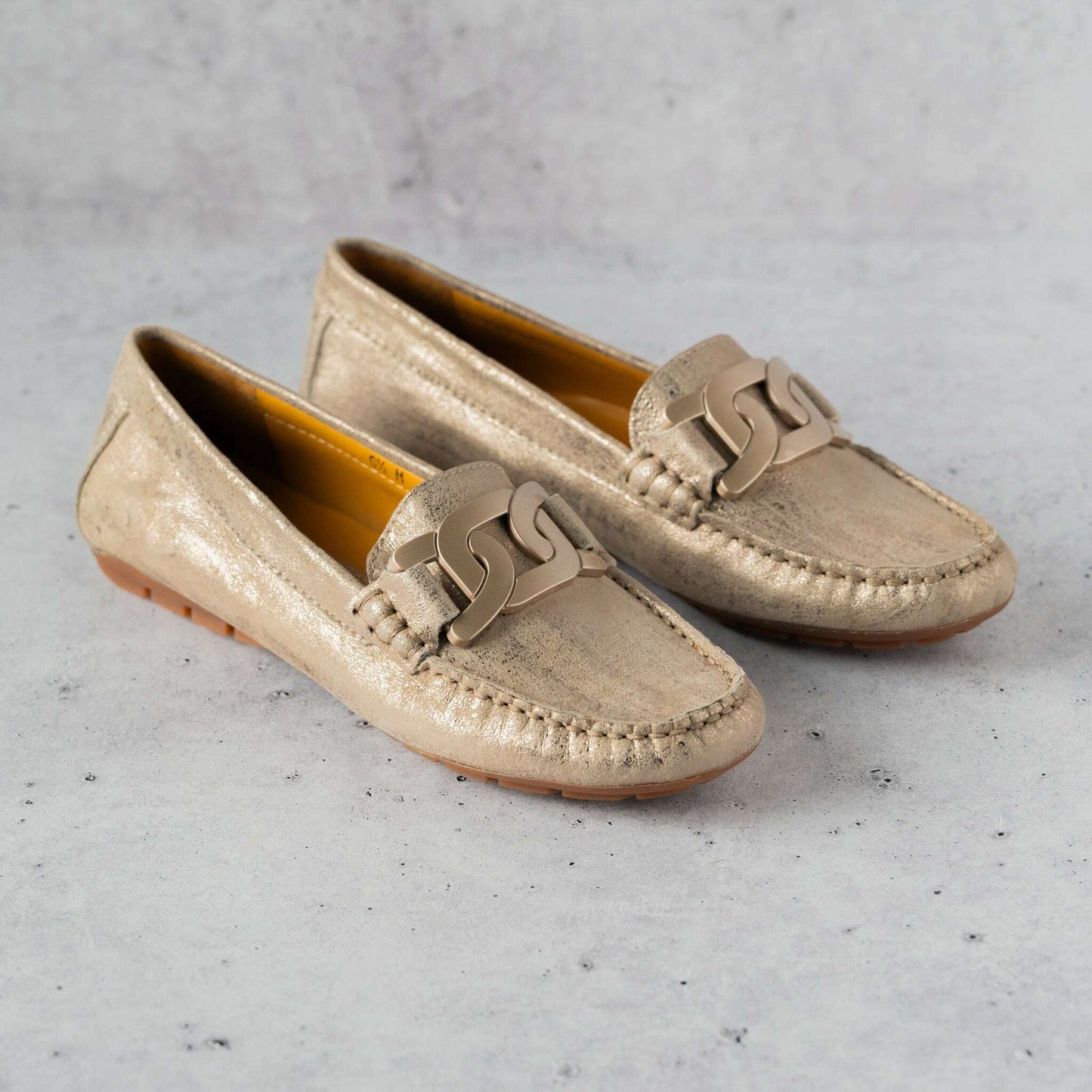 Van Eli - Aiker - Opal Metallic, Loafers, Van Eli, Plum Bottom