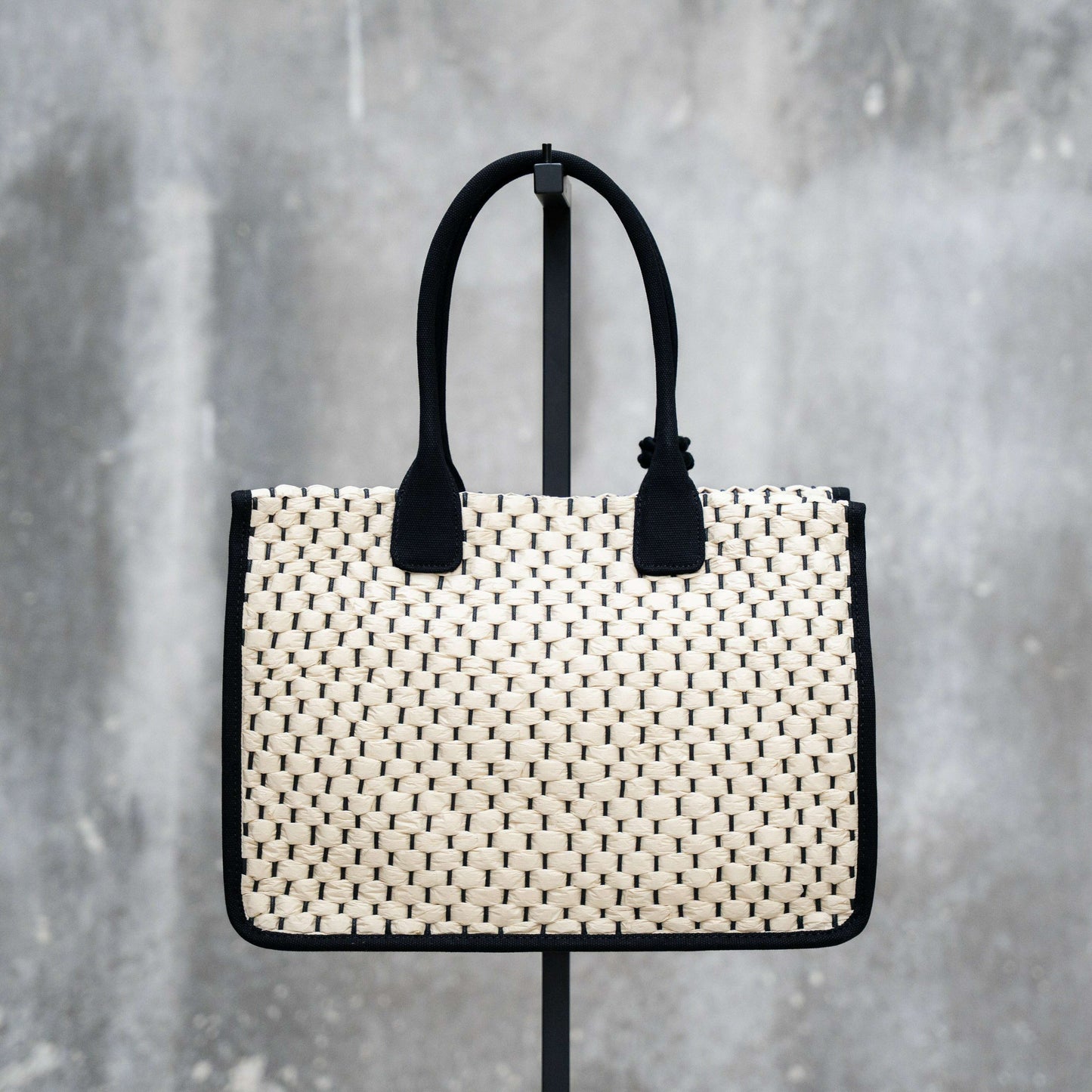 VINCE CAMUTO - Orla Tote - Woven, ACCESSORIES, VINCE CAMUTO, Plum Bottom