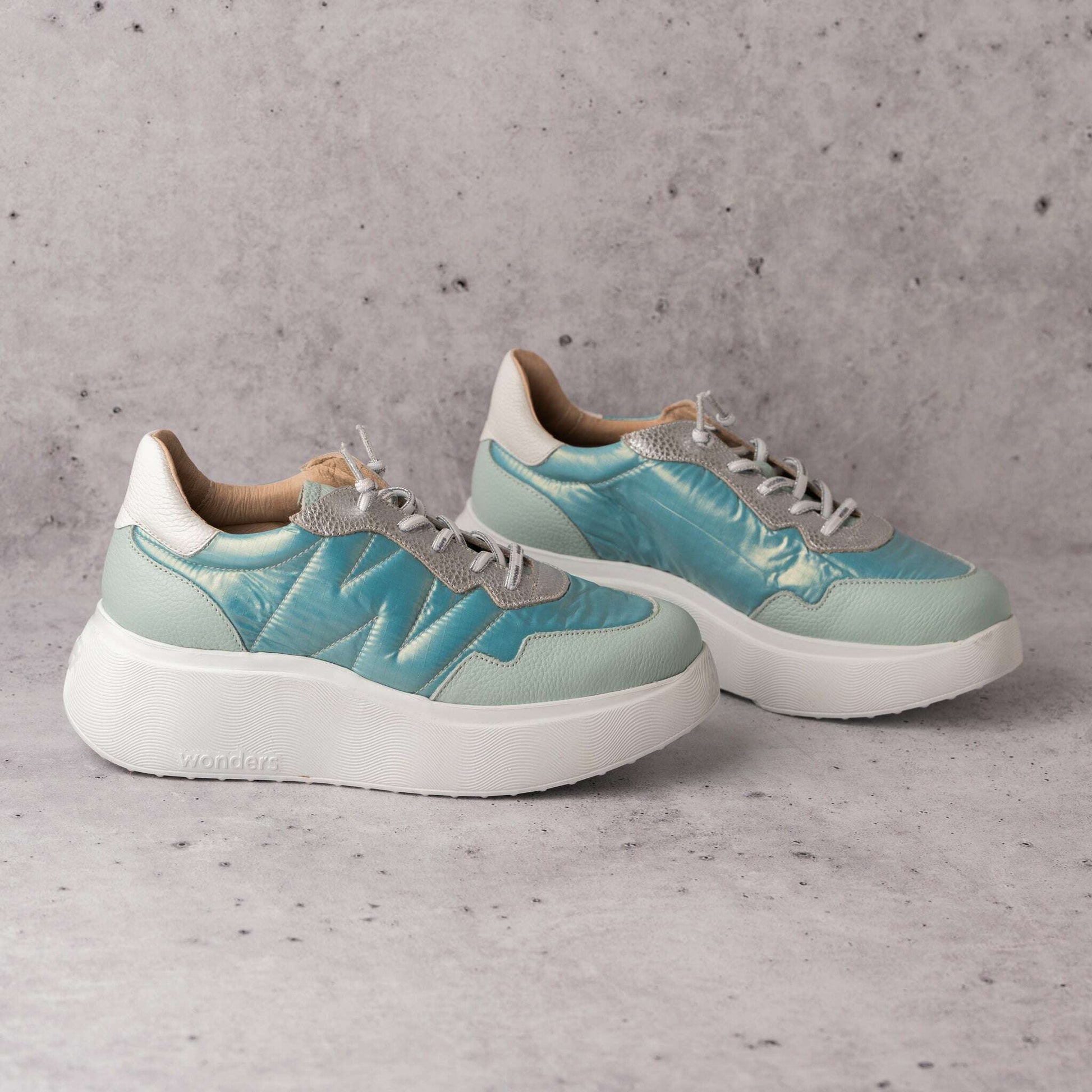 Wonders - A-3602, Sneakers, WONDERS, Plum Bottom
