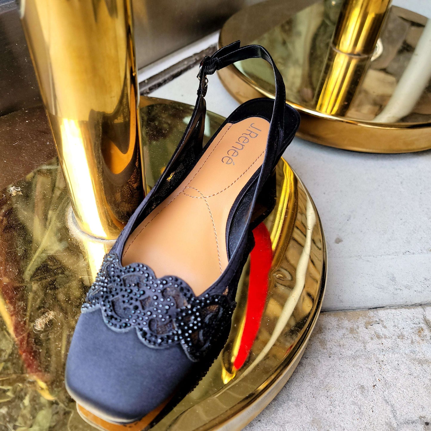 Faleece - Navy, SHOES, J. Renee, Plum Bottom