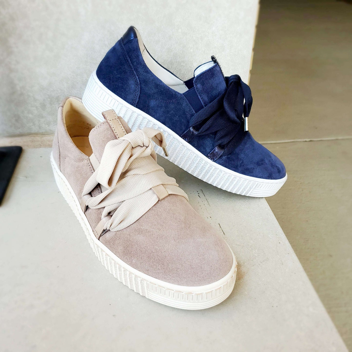 Gabor - Suede Sneaker, sneakers, Gabor, Plum Bottom